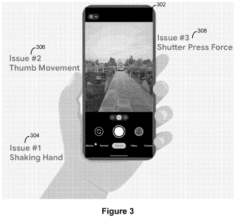Smartphone camera use issues., drawing sheet 3 from US 2026/0281550 A1