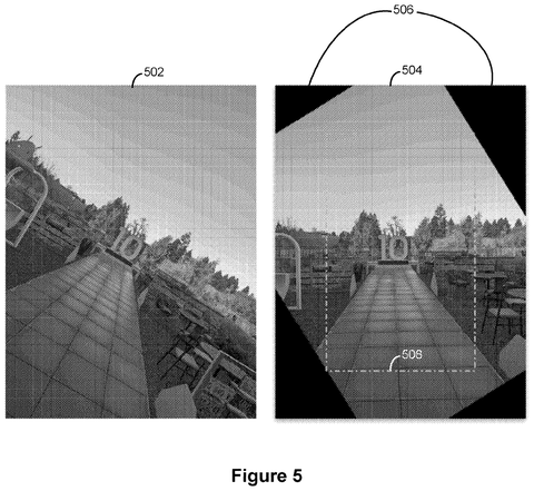 Unlevel and leveled photo comparison., drawing sheet 5 from US 2026/0281550 A1