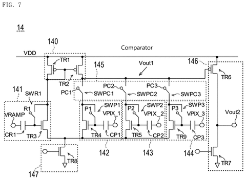 Multi-mode comparator circuit, drawing sheet 7 from US 2026/0281590 A1