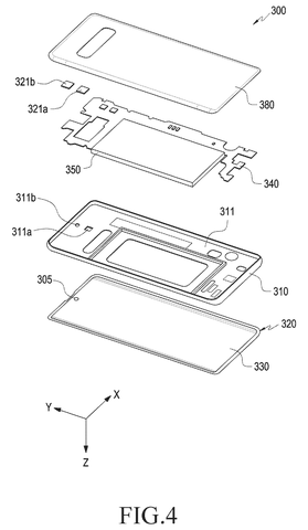 Exploded view of a smartphone., drawing sheet 4 from US 2026/0281626 A1