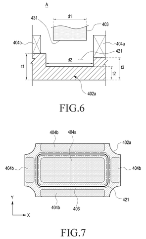 Detailed cross-section of speaker components., drawing sheet 6 from US 2026/0281626 A1