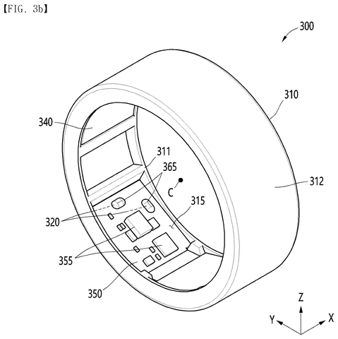 Device housing, internal view., drawing sheet 4 from US 2026/0282251 A1