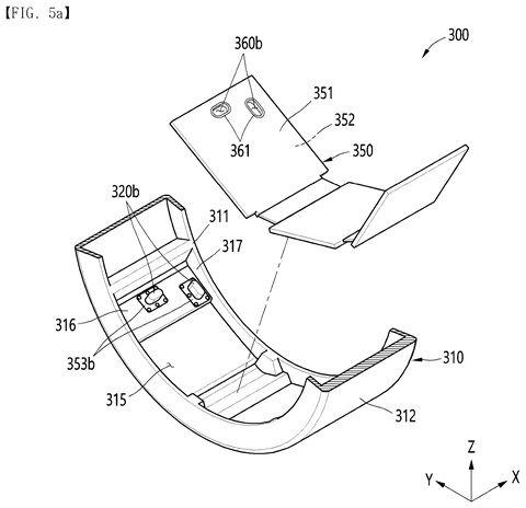 Exploded view of housing and circuit board., drawing sheet 8 from US 2026/0282251 A1