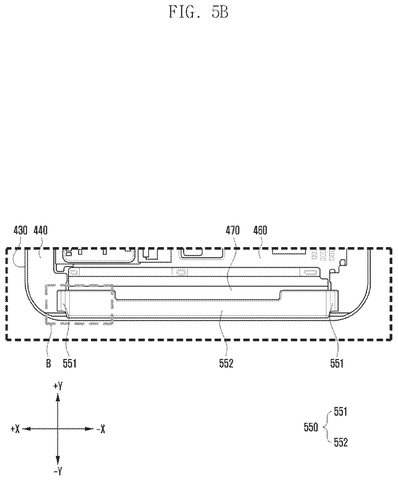 Close-up of smartphone bottom frame., drawing sheet 8 from US 2026/0282259 A1