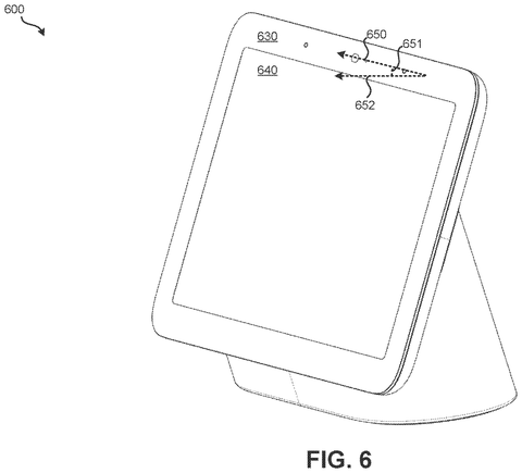 Smart display with radar sensing area., drawing sheet 6 from US 2026/0283485 A1
