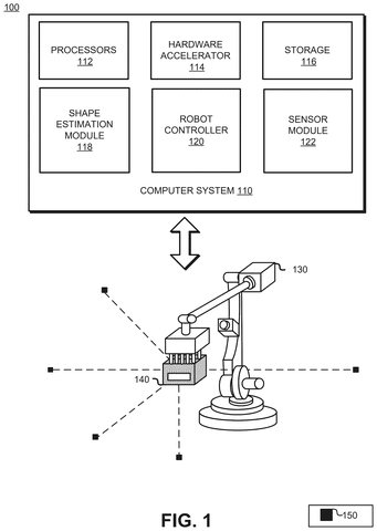 Robot arm and control system, drawing sheet 1 from US 2026/0284891 A1