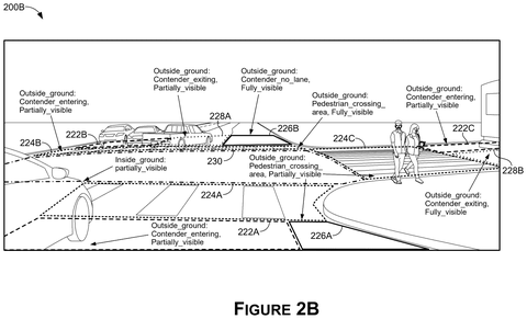 Self-driving car's intersection view., drawing sheet 3 from US 2026/0285315 A1