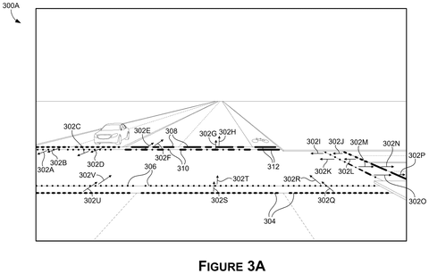 Self-driving car's road view., drawing sheet 4 from US 2026/0285315 A1