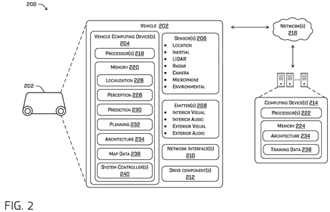 Vehicle computing and sensing components, drawing sheet 2 from US 2026/0285327 A1