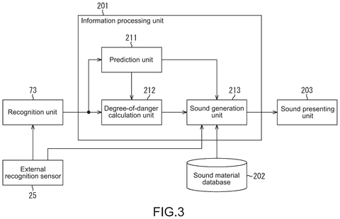 Sound generation system for warnings., drawing sheet 3 from US 2026/0285347 A1