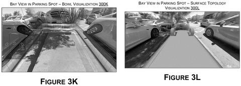 Parking spot bay view visualizations, drawing sheet 7 from US 2026/0285348 A1