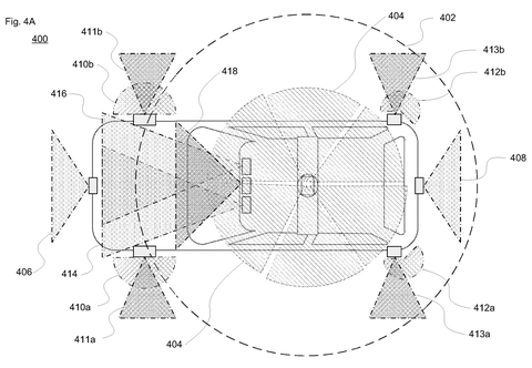 Self-driving car's sensor coverage., drawing sheet 7 from US 2026/0287373 A1