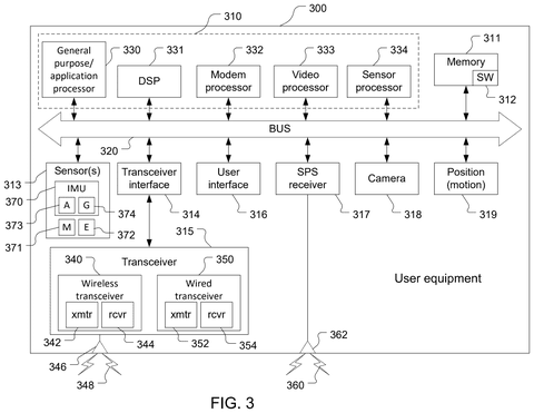 Phone's detailed internal components, drawing sheet 3 from US 2026/0287706 A1