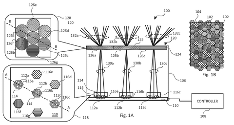 Light projector system cross-section, drawing sheet 1 from US 2026/0287835 A1
