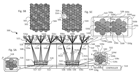 Light projector with multiple arrays, drawing sheet 5 from US 2026/0287835 A1