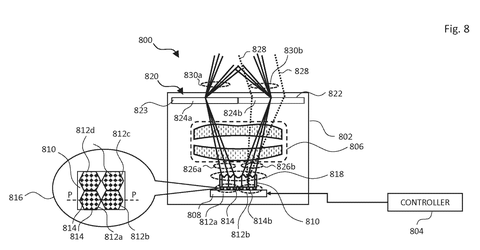 Light projector with stacked lenses, drawing sheet 8 from US 2026/0287835 A1