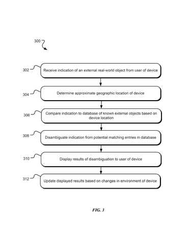 Steps for identifying real-world objects., drawing sheet 3 from US 2026/0287888 A1