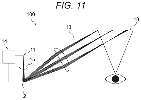Sony Patents a Display That Projects Images Directly Onto the Eye for Sharper Focus patent drawing, sheet 8