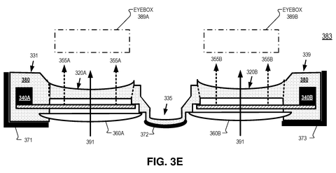 Glasses frame with displays and eyepieces., drawing sheet 5 from US 2026/0287906 A1