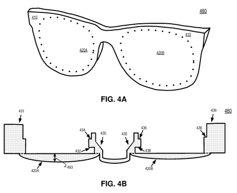 Glasses frame with lens areas., drawing sheet 7 from US 2026/0287906 A1