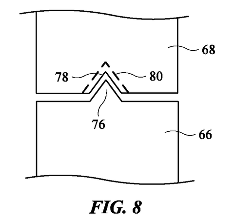 V-shaped connection, drawing sheet 8 from US 2026/0287908 A1