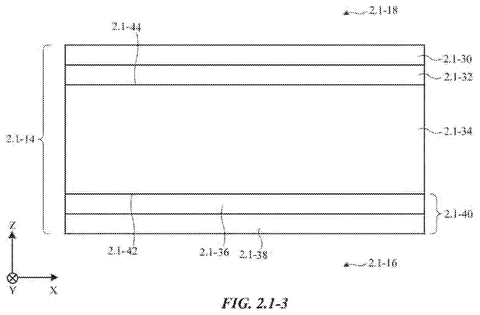 Cross-section of display layers., drawing sheet 7 from US 2026/0287909 A1