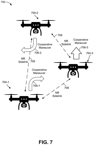 Drones performing cooperative maneuvers., drawing sheet 7 from US 2026/0288146 A1