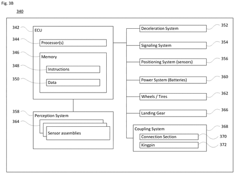 Autonomous trailer system components., drawing sheet 6 from US 2026/0288169 A1