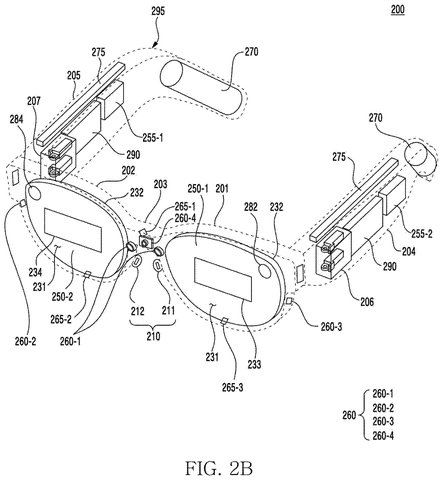 Exploded view of virtual reality glasses., drawing sheet 3 from US 2026/0288201 A1
