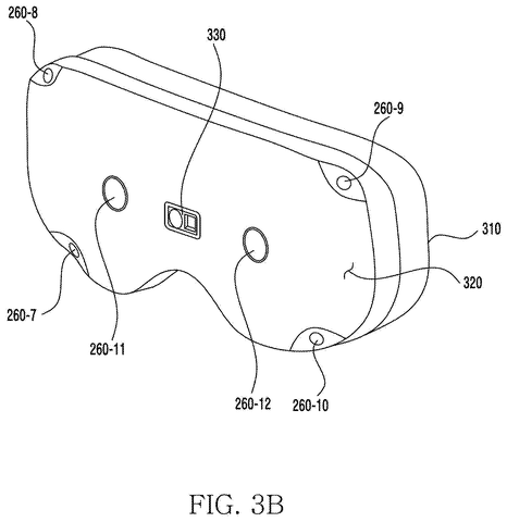 Virtual reality headset rear view., drawing sheet 5 from US 2026/0288201 A1