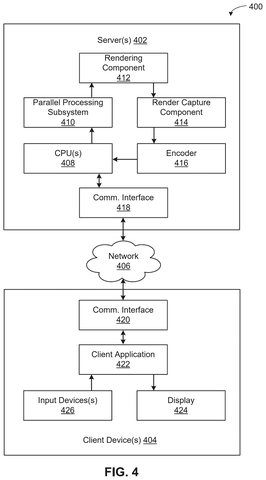 Server and client device interaction., drawing sheet 4 from US 2026/0288234 A1