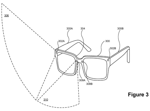 Augmented reality glasses, projection field, drawing sheet 4 from US 2026/0288249 A1