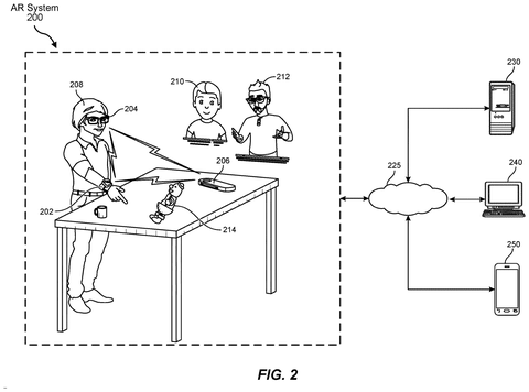 Augmented reality system with devices., drawing sheet 2 from US 2026/0288266 A1