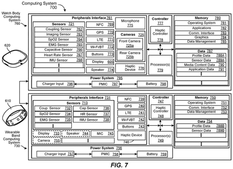 Smartwatch and band computing system., drawing sheet 7 from US 2026/0288266 A1