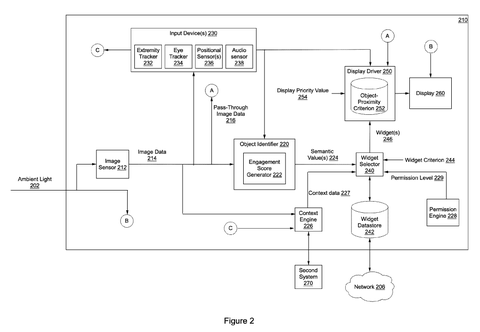 Widget selection system, drawing sheet 2 from US 2026/0288301 A1