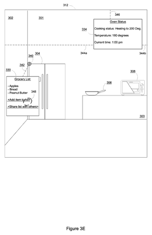 Interacting with grocery list widget, drawing sheet 7 from US 2026/0288301 A1