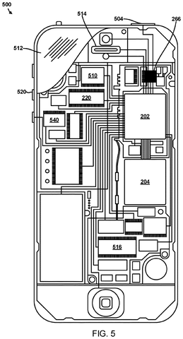 Smartphone internal components., drawing sheet 6 from US 2026/0288317 A1