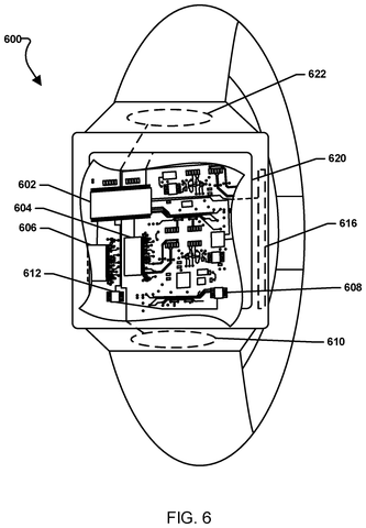 Smartwatch internal components., drawing sheet 7 from US 2026/0288317 A1