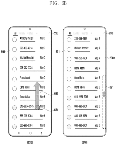 Scroll bar on right side., drawing sheet 7 from US 2026/0288324 A1