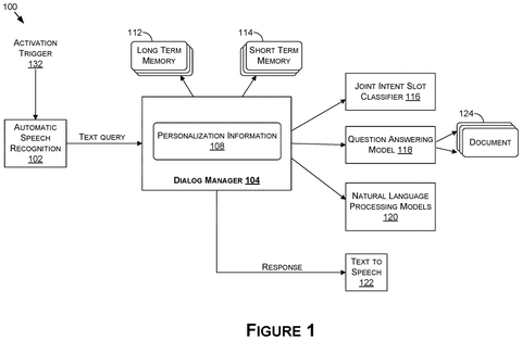 AI assistant system components, drawing sheet 1 from US 2026/0288790 A1