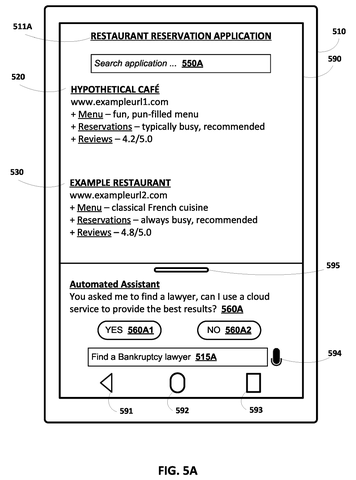 AI assistant in restaurant app, drawing sheet 6 from US 2026/0288853 A1