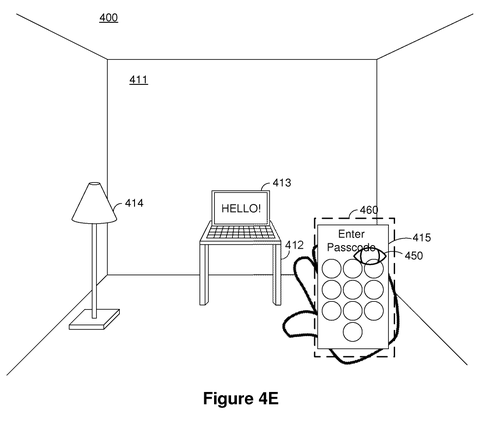 User looking at a handheld device., drawing sheet 8 from US 2026/0288925 A1