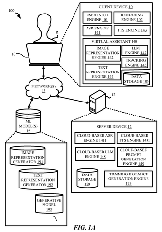 AI chatbot system architecture., drawing sheet 1 from US 2026/0289126 A1