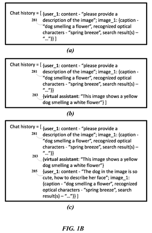 Chat history without image tokens., drawing sheet 2 from US 2026/0289126 A1