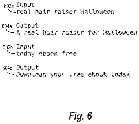 Keyword input, subject line output., drawing sheet 6 from US 2026/0289188 A1