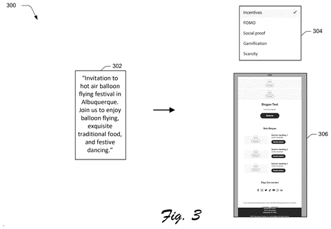 Text input to web page., drawing sheet 3 from US 2026/0289189 A1