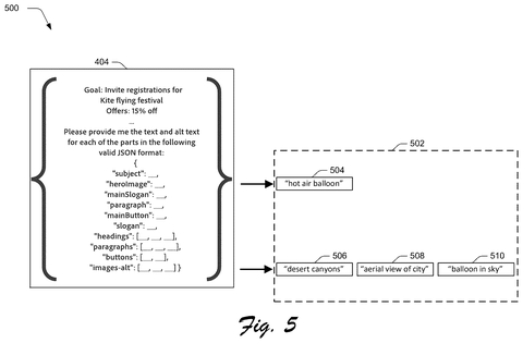 Prompt for image content., drawing sheet 5 from US 2026/0289189 A1