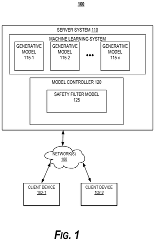 Server system with generative models., drawing sheet 1 from US 2026/0289249 A1