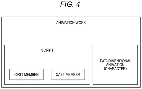 Animation work components example., drawing sheet 4 from US 2026/0289403 A1