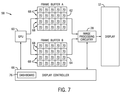 Display controller and frame buffers., drawing sheet 5 from US 2026/0289720 A1